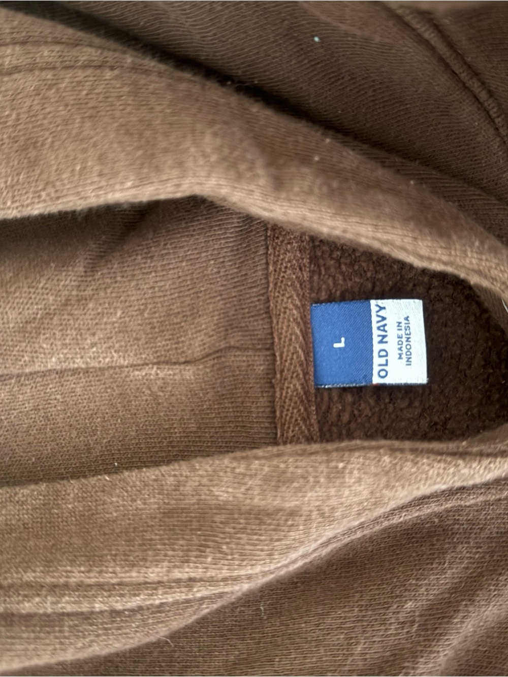Old Navy Brown Fleece Hooded Jogger Set - Picture 4 of 5